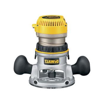 路由器和修剪器| Dewalt DW618 2-1/4 HP ev固定底座路由器