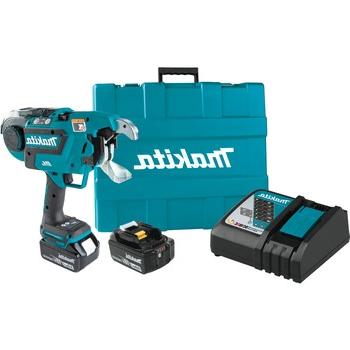 铜和PVC刀具| Makita XRT02TK 18V LXT无刷锂离子无绳钢筋绑扎工具包(2节电池(5 Ah))